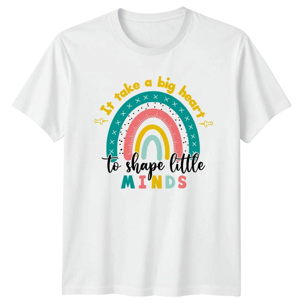 It Take A Big Heart Unisexs TShirt EleUnisextary Teacher Gift For Her S