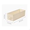 Textile Storage Box SoftSided with Handle Opencloset Top Organizer for Wardrobe, Shelf
