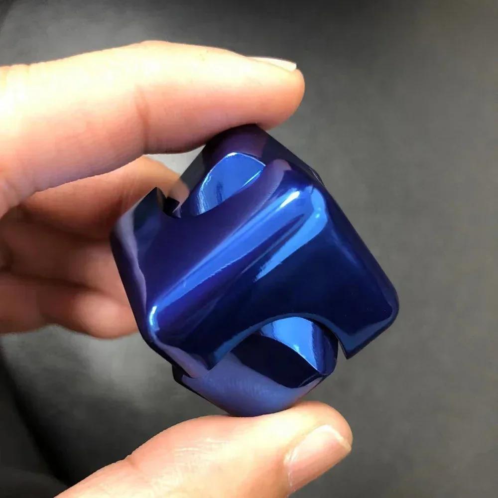 Metal Cube Rotating Fingertip Gyroscope Fidget Anti Stress Toys Adult Office Home Travel Portable Spinner Toys Christmas Gifts