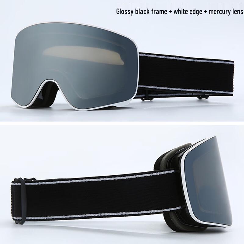 UOSU Adult OTG Cylindrical Ski Goggles