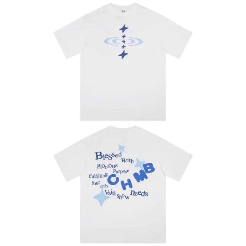 2025 Personalized Trendy Youth Fashion 100% Cotton Printed T-shirt Four Seasons Trendy Brand Male and Female Hot Products