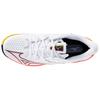 Mizuno Wave Exceed Tour 6 Versatile Comfortable Durable Low-Top Tennis Shoes Unisex Sneakers White Red Orange 61GA2470-60
