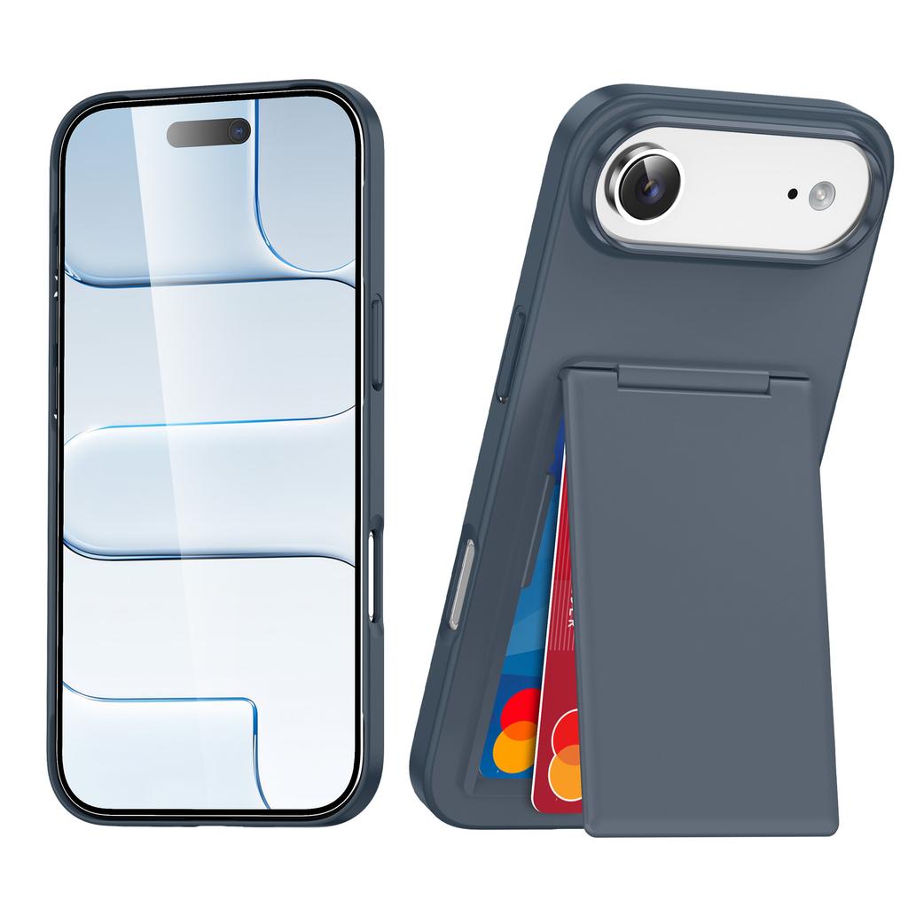 New Product for IPhone17Air Frosted Card Holder Holder 16 Phone Case 15Pro Anti-Scratch 14 Phone Protective Cover