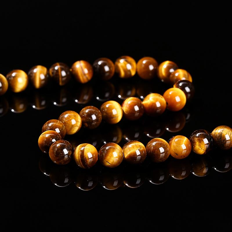 Natural Yellow Tiger Eye Stone Bead Loose Spacer 4 6 8 10 12mm For Jewelry Making Diy Necklace Bracelet Accessoy