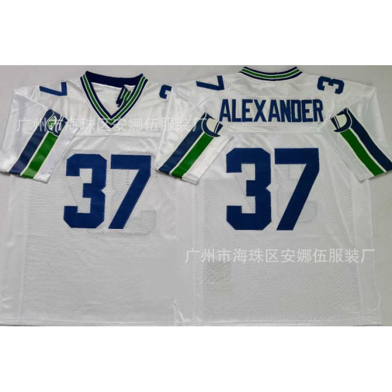 2026 Vintage Embroidered Rugby Jersey Seattle Seahawks 45 8 Team Sports Basketball
