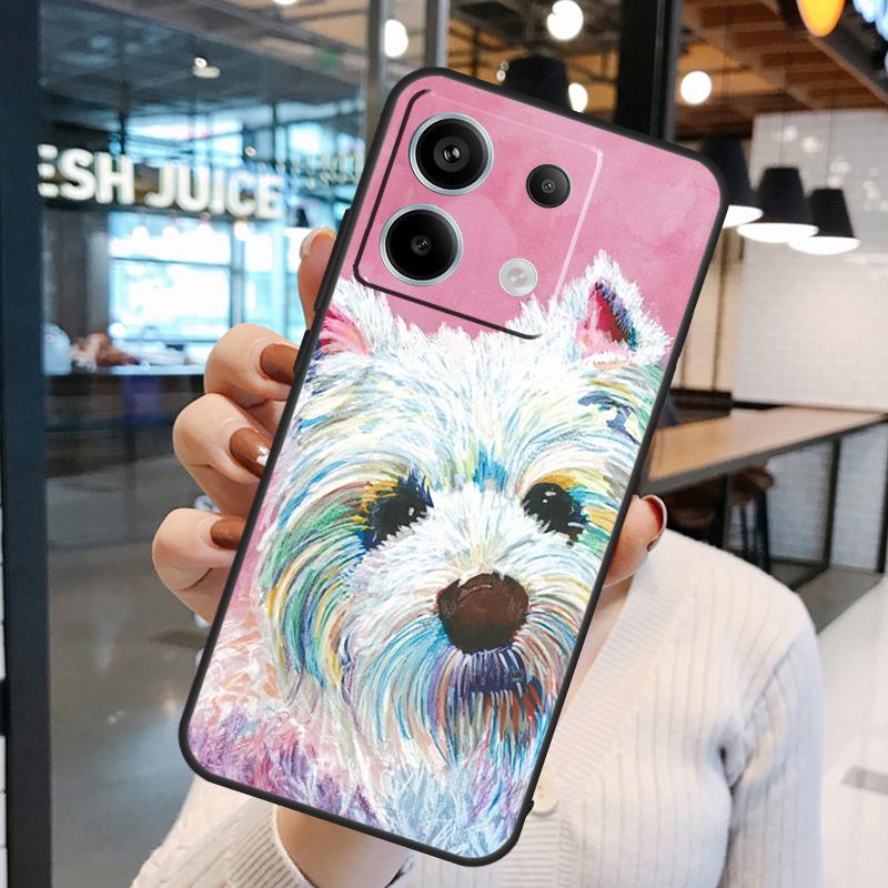 West Highland Terrier Westie Cover For Xiaomi Redmi Note 13 Pro 12 11 9 10 Pro 9S 10S 11S 12S Redmi 12 10C 12C 13C Case