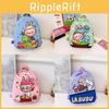 Labubu Cute Animal Cartoon Childrens Backpack With Polyester Lining For Daily Use In Preschool