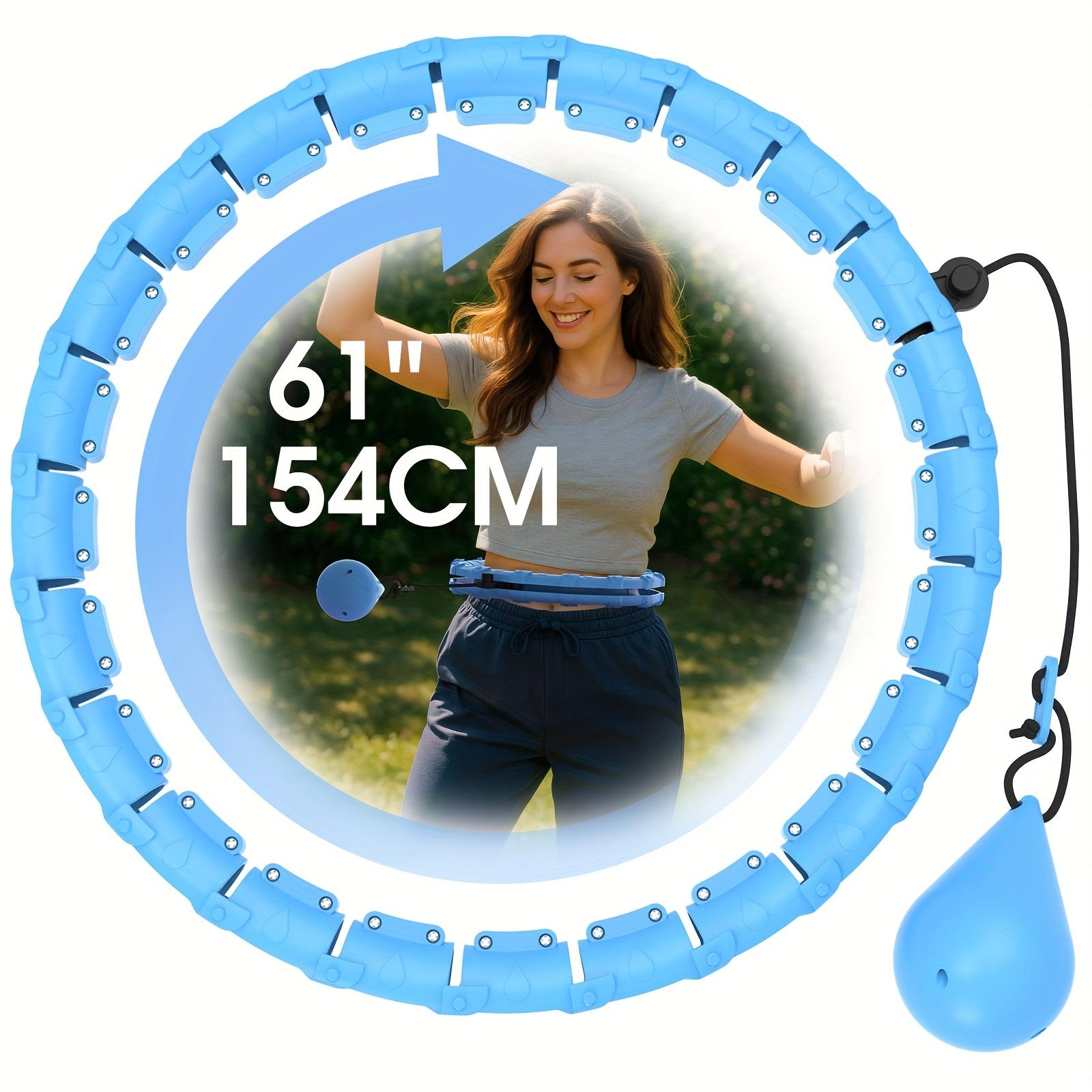 

Регулируемое кольцо для фитнеса Smart большого размера с 30 узлами, с утяжелителями и съемными канатами-узлами - ABS оборудование для упражнений для женщин синий