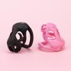 ABS Antler Design Sissy Chastity Cage Breathable Design 3D Invisible Lock with 4 Ring BDSM Toy Bondage Fetish Sex Toy for Male