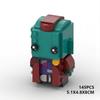 Creative Anime MOC Building Blocks – Square-Headed Figure, Yodtō – Non-Mechanical Fin Assembly Toy, Educational Playset, Gift for Boys