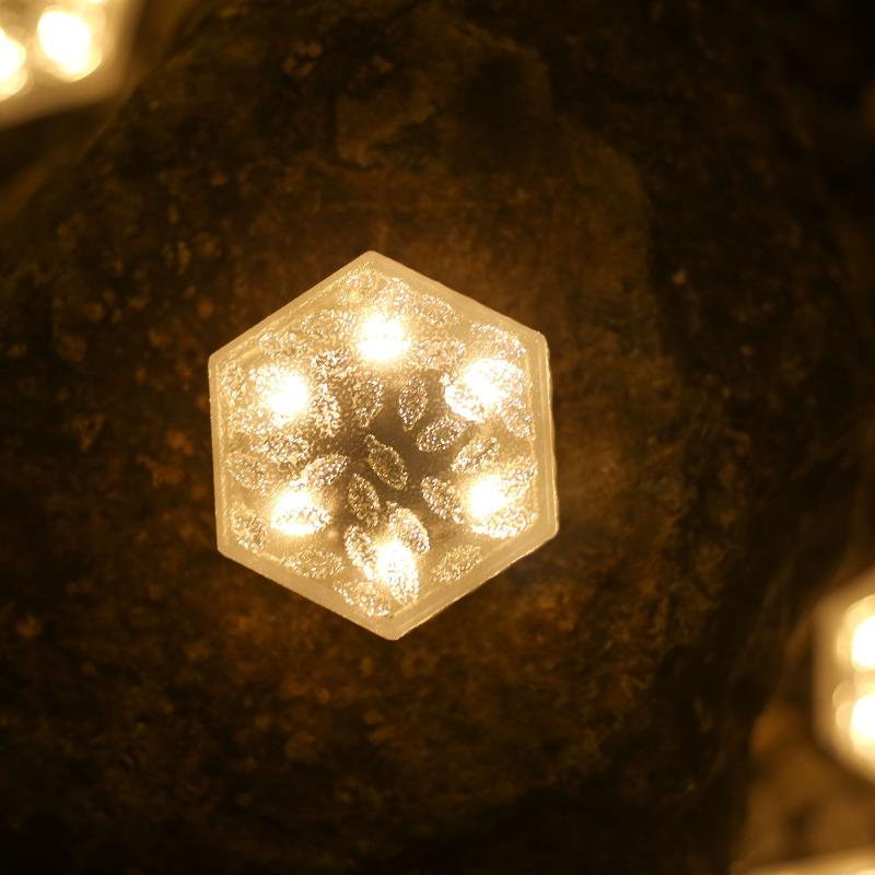 Solar Tile Lights, Outdoor Waterproof Garden Lights, Courtyard Step Atmosphere, Hexagonal Buried Lighting Fixtures