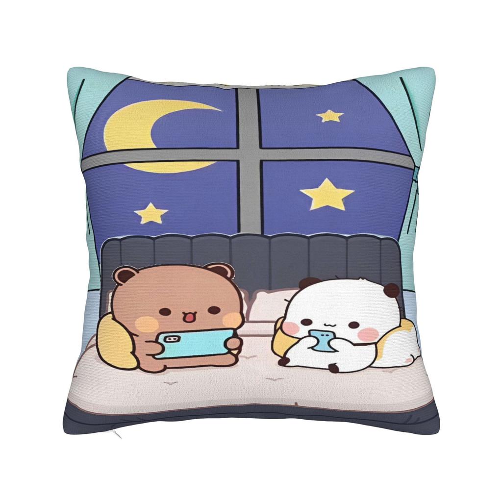Bubu Dudu Flying Pillow Case Cute Funny Pillow Cover Print Pillowcases For Chair Sofa Home Decor