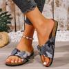 Woman Sandals Shoes Summer Outdoor Sandals Leopard Ladies Open Toe Ladies Shoes Party Walking Shoes Slides Flip  Slipper