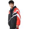 Li Ning SS23 Seria Skateboardowa Color Block Zapinana na Zamek Luźna Kurtka Casualowa Męska kurtki Czerwony AFDT127-1
