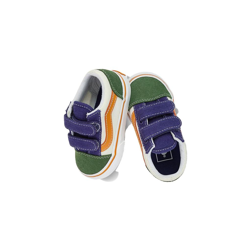 Vans Serie Old Skool Scarpe Comode Basse da Passeggio Scarpa da Bambino Bianco Verde VN0A38JN6GL