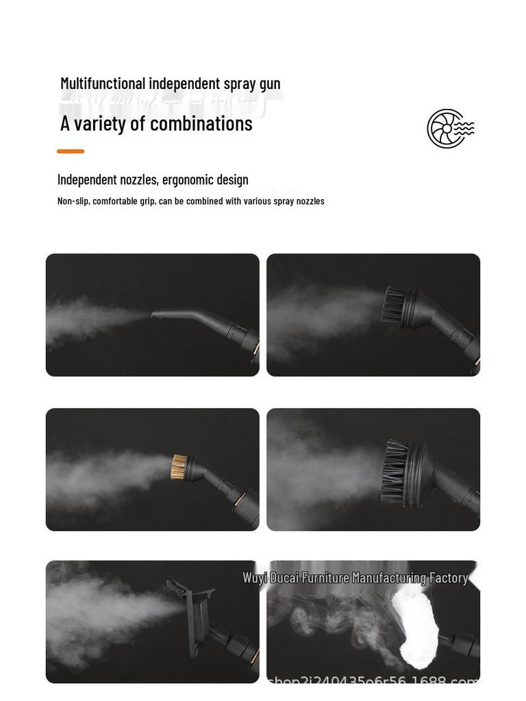 Portable High-Pressure Steam Cleaner for Kitchen Degreasing