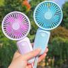 Handheld Desktop Fan with Lanyard Dual-Use Portable Cooling Fan for Students Commuting Traveling Type-C Fast Charging Low Noise Summer Gadget