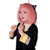 [NOKIJP] Anya Cosplay Kostüm mit Perücke, Polyester, Yoru, Anya Cosplay (XL, Anya-Perücke enthalten)