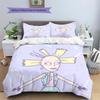 Rugrats  Pattern Bedding Quilt Set  Home Decoration  Gift (1 * Duvet Cover + 2 * Pillowcase  Without Core)