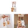 Plush Bear Rabbit Keychain Toy Stuffed Doll Bag Pendant Decoration Gift Kids