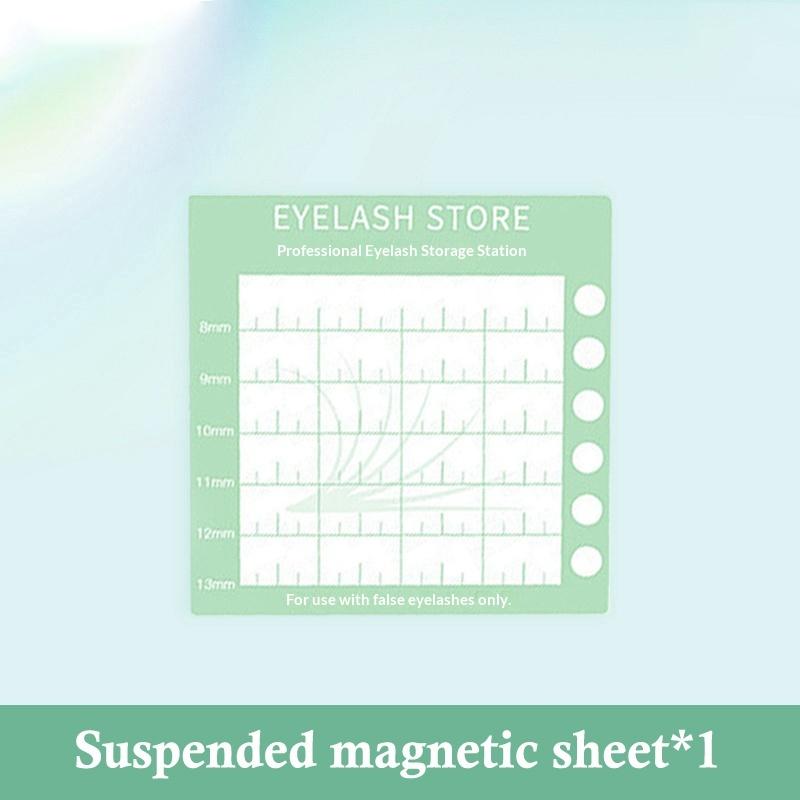 Magnetic Single Layer Lash Extension Storage Box Display Box For False Eyelash Eyelash Strips For Individual