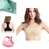 Women Breathable Padded Sports Bra With Hollow Out Design And Pure Color