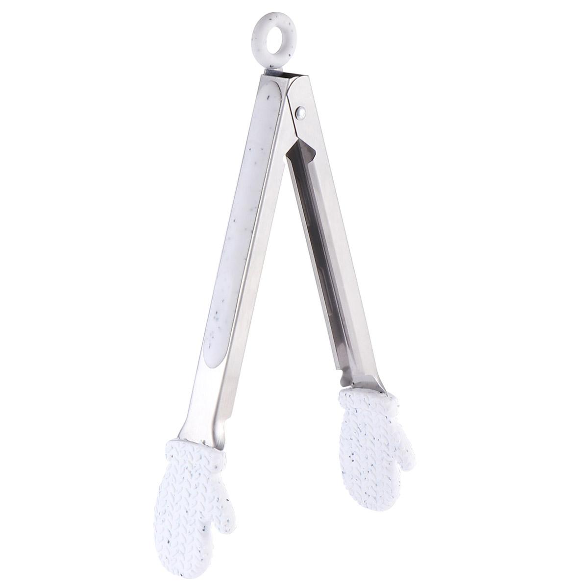 

Рождественские зажимы для еды Щипцы для сервировки Инструмент для хлеба Мини-пинцеты Набор кухонных принадлежностей Щипцы для силикагеля Паста феттучини белый