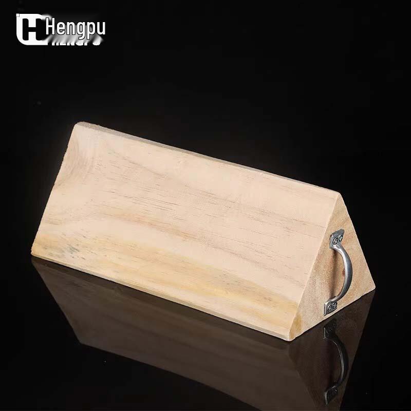 Solid Wood Triangular Wheel Chock