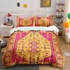 Geometric Shapes and Flowers. Bedding Sets Duvet Cover Sets Duvet Covers Pillowcases(1 * Duvet Cover 2 * Pillowcases Without Duvet Insert)
