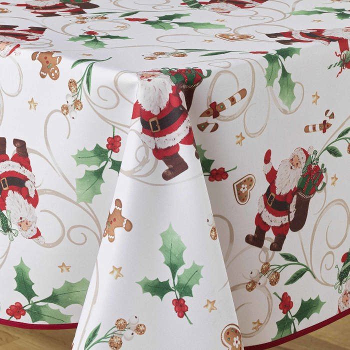 Nappe polyester Collection Pere Noel enchante