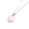 Altesse [L2136] - Collier acier 'Chorégraphie' céramique rose