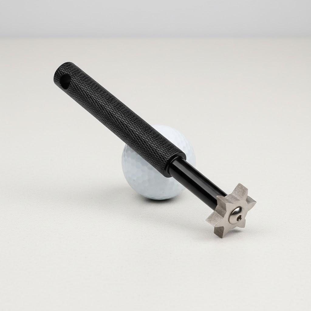 

Golf Club Groove Cleaner 6 Blade Tool V U Square Ball Slot Cleaning Accessories High Quality Golf Equipment чорний