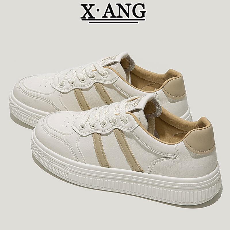 

Leather little white shoes children s shoes versatile soft soles not tired feet single shoes autumn new casual sports shoes board shoes 40