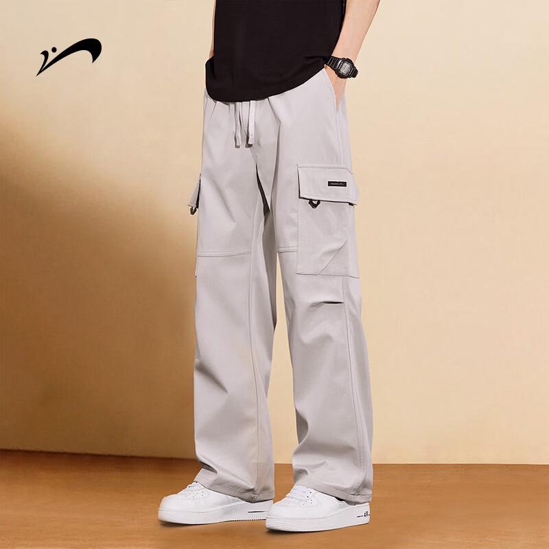 Men's American Outdoor Loose Straight Cargo Pants