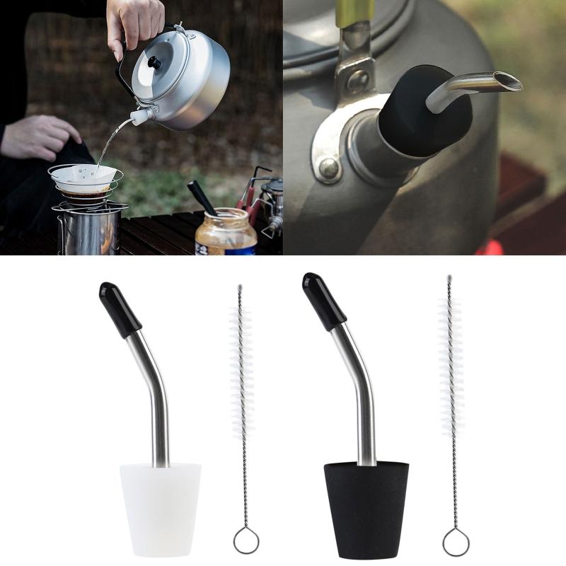 Kaffee-Teekanne Verlängerungsrohr Wasserkocher Mund Wasserleitung Düsen Campingausrüstung