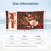 Christmas Theme Beach Towel Personalized Custom Name & Text Soft Quick Dry Beach Towel for Swimming Travel
