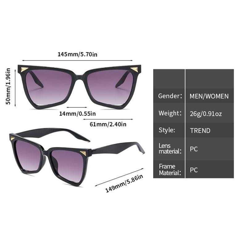 Y2K Irregular Cat Eye Sunglasses Women Men Vintage Luxury Designer Punk Pink Colorful Rivet Shades