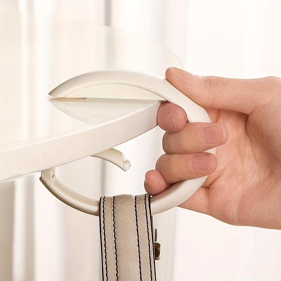 1pc Creative Bag Hook, Non-marking Punch-free Table Side Hook, Bedroom Dormitory Multi-functional School Bag Hook, Portable Hook For Office Desk