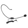 3.5mm Wired Headset Mic for Voice Microphone Headworn Amplifier Loudspeaker