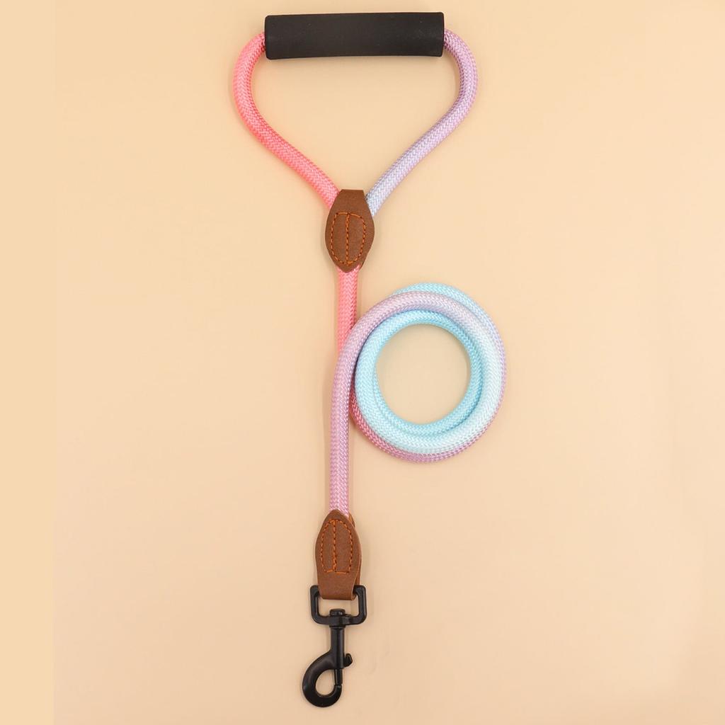 Pet Dog Leash, Gradient Color with Comfortable Padded Handle, Suitable for Small and Medium Dogs Outdoor Use