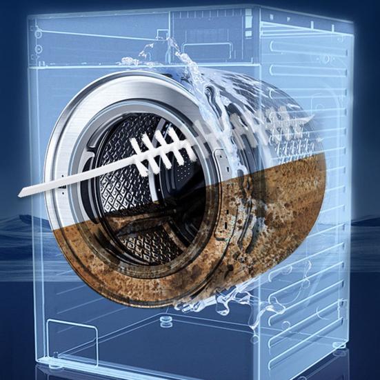 Cooler Coil Cleaning Brush Efficient Lint Removal Soft Bristle Long Handle Washing Machine Nylon Scrubbing Brush