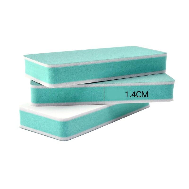 10Pcs Nail Art Files Buffer Sanding Blocks Buffing Double Side Manicure Pedicure Supplies Nails Accessories Tools
