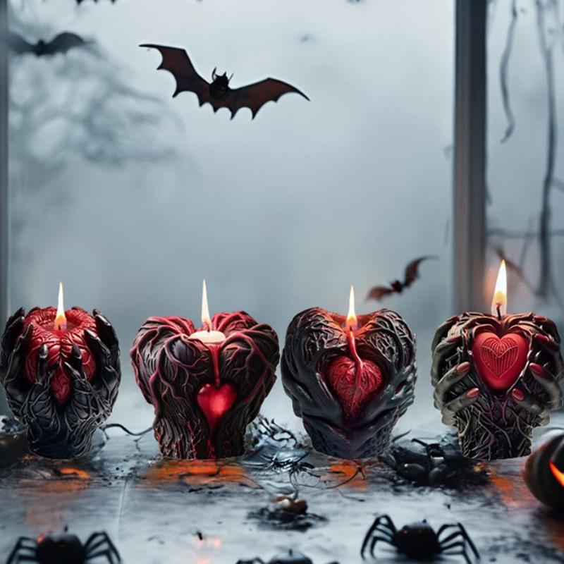 Holding Heart Lumanari Matrite Halloween Lumanari Matrite Matrite 3D DIY Craft Rasina Nou