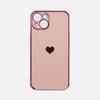 Apple iPhone 13 Case, Electro Heart, Rose Gold