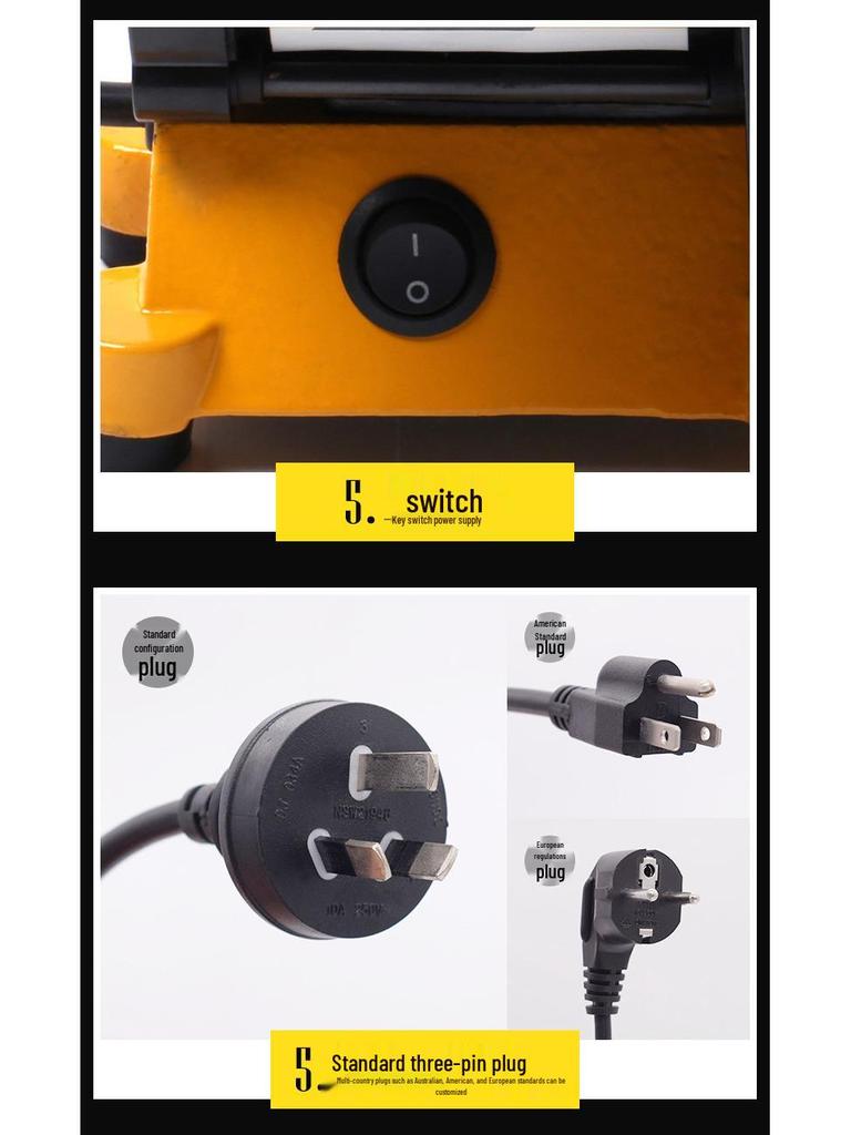 Mini Table Saw with Wood, Steel, and Glass Cutting Capability