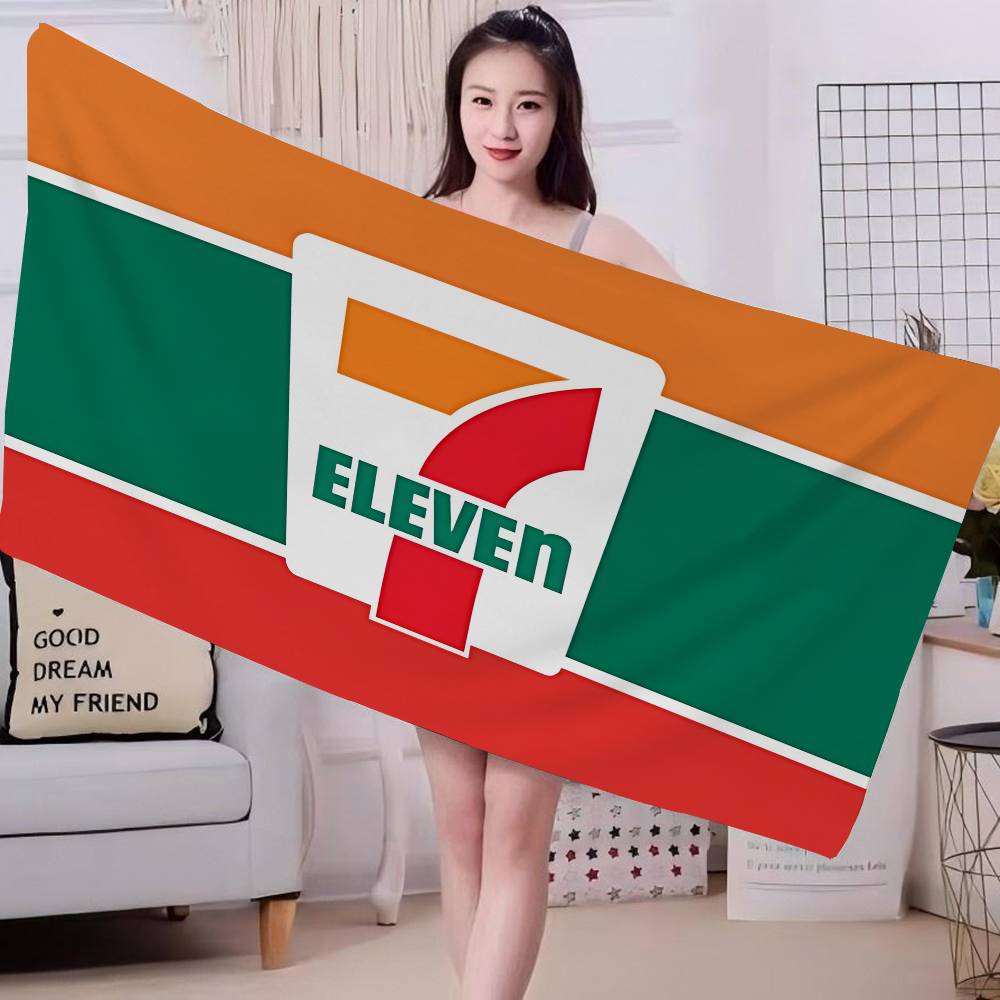 Textilien 7-E-Elevens Microfiber Printed Beach Towel Mountain Climbing Yoga Beach Swimming Running Absorbent Soft Towel