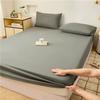 Waterproof Bed Sheet Bedcover Solid Color Bed Protector Cover Mattress Topper Quilted Cotton Waterproof Bed Sheet