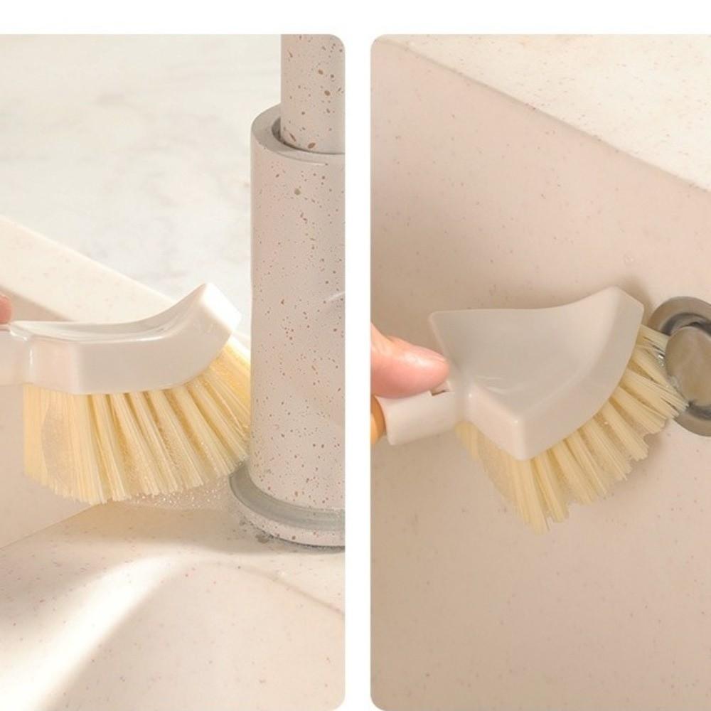 Short Handle Gap Cleaning Brush Foldable Corner Gap Brushs New No Dead Angle Stove Brush