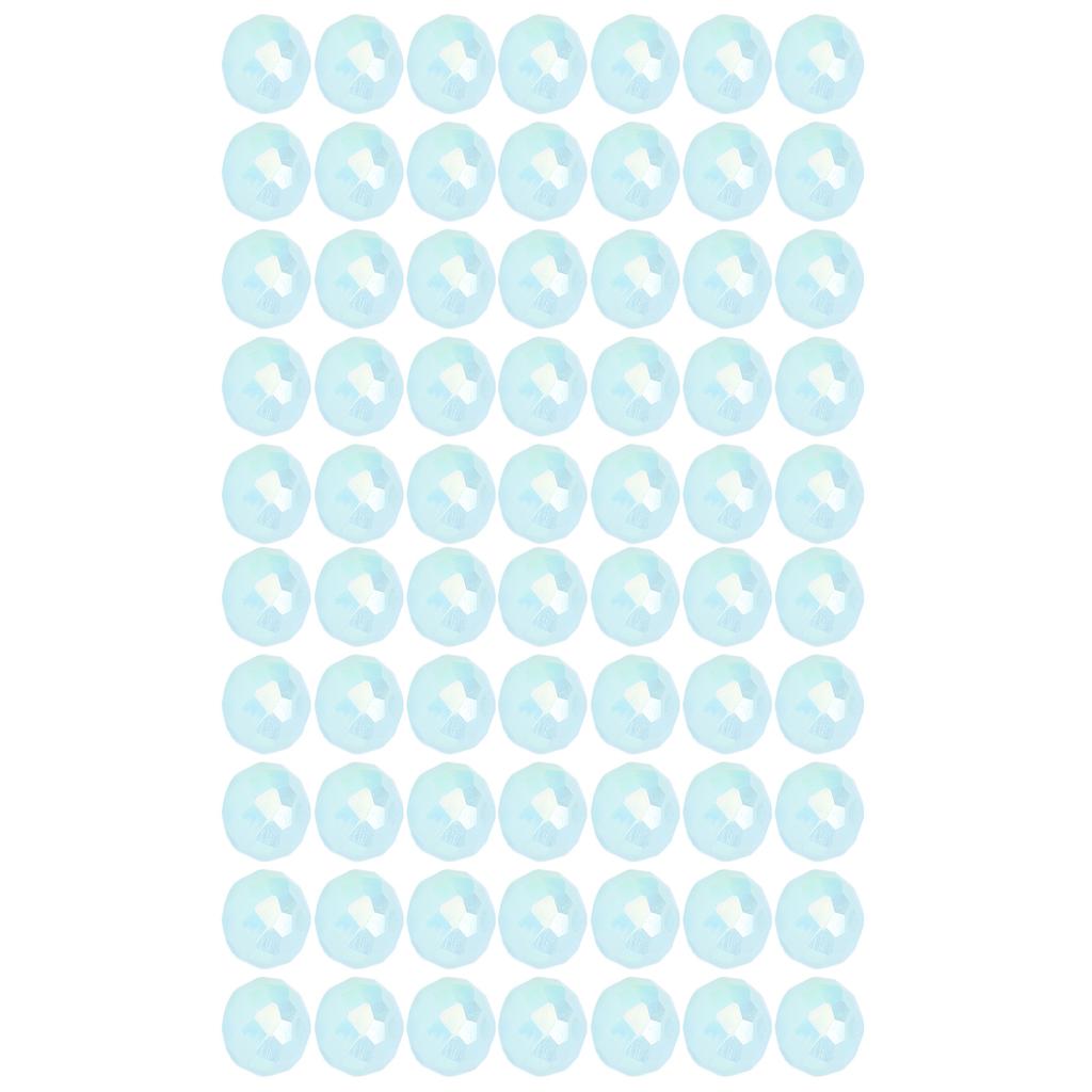 70pcs 0.31inch DIY Plastic Beads Craft Accessories for Jewelry Necklace Bracelet DecorationLight Blue