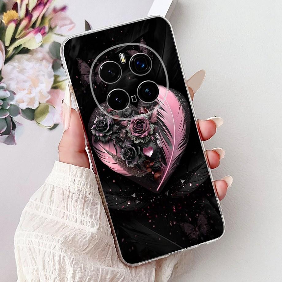 Soft Liquid Silicone Back Cover For Honor Magic 7 Pro Magic6 Lite Magic 5Lite Phone Case Marble Gothic Style Cartoon Clear Coque